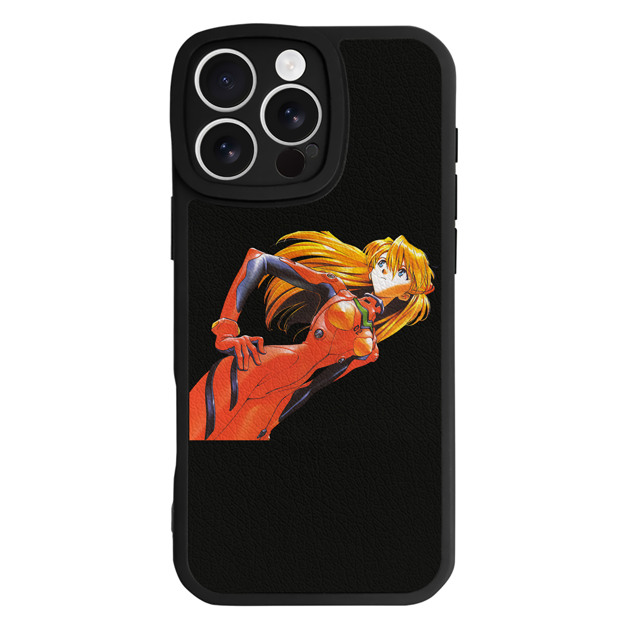 （画像用） EVA 新世紀エヴァンゲリオン 【iPhone 16シリーズ対応】シリコンスマホケース（レザー調） 材質：シリコン